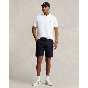 Polo Ralph Lauren Men's Shorts Slim Fit Dobby Collection 7-Inch Navy Blue Sz 42